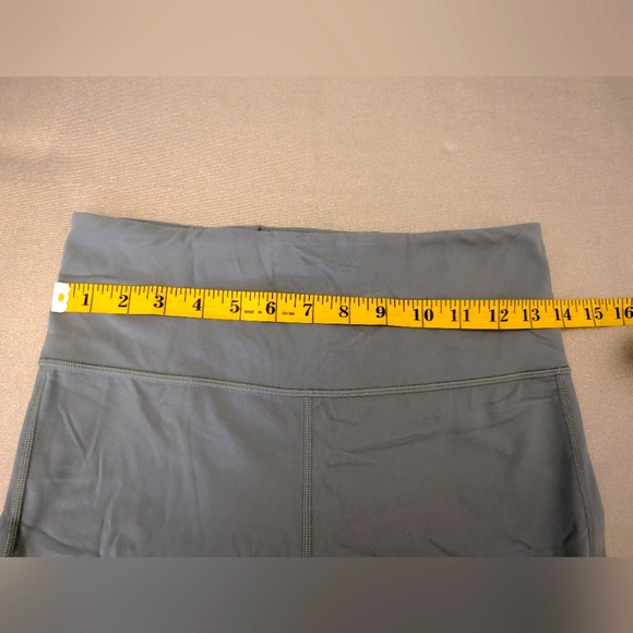 Athleta Elation High Rise Flare Pants Grey/Blue Women's Size Medium - Picture 4 of 10